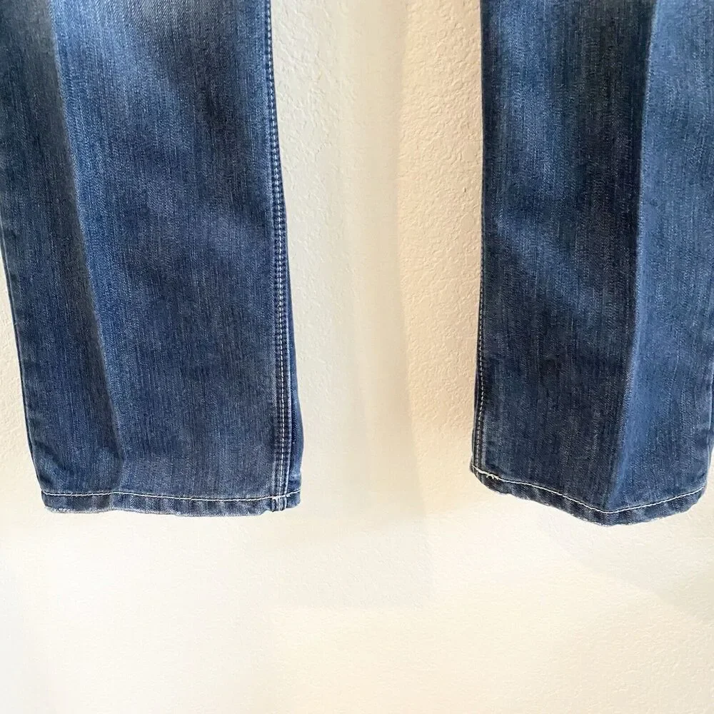 Caffeine NYC Jeans Mens 38x32 Downtown Slim Button Fly Flap Zip Back‎ Pockets